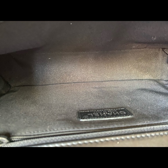 SOLD Chanel calfskin checkerboard new medium boy - Picture 12 of 14